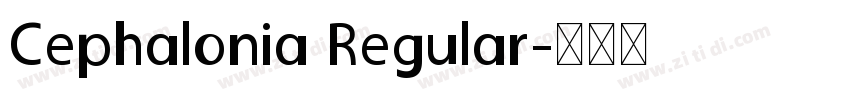 Cephalonia Regular字体转换